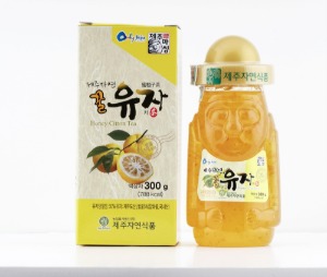 제주자연 꿀 유자차 300g